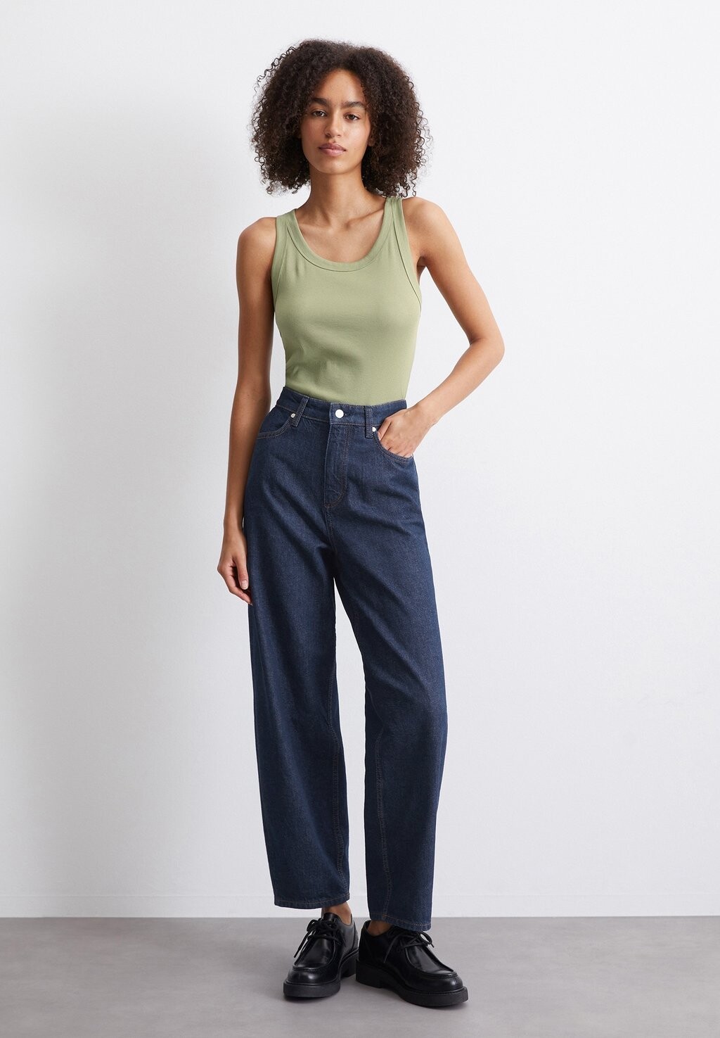 

Топ MIT FEINER STRUKTUR Marc O'Polo DENIM, цвет Stone