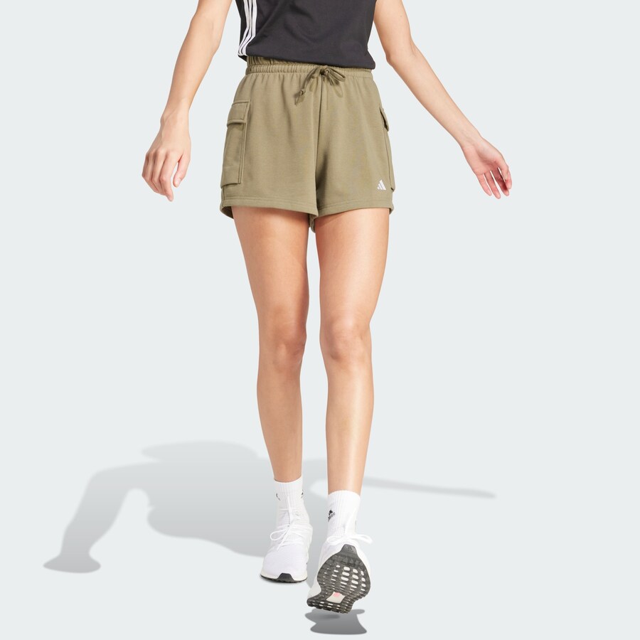 Свободные спортивные брюки ADIDAS SPORTSWEAR Essentials, хаки — фото 2