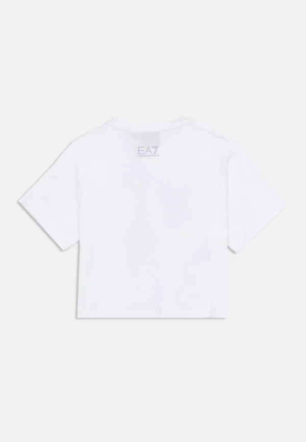 Футболка с принтом Ea7 Emporio Armani, White Fancy — фото 2