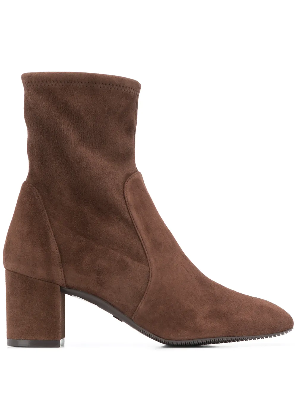 Ботильоны без застежки Stuart Weitzman, коричневый