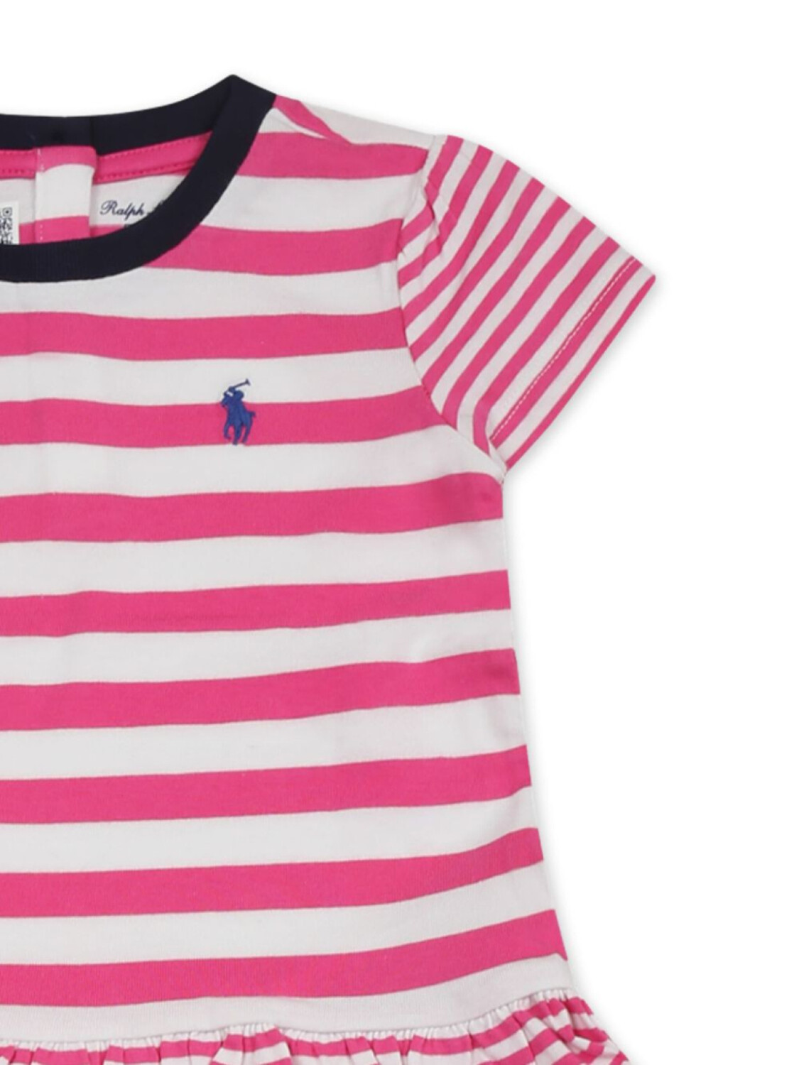 POLO RALPH LAUREN KIDS комплект из рубашки и полосатых брюк, черный — фото 3