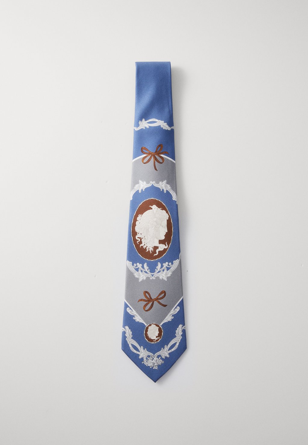 

Галстук TIE SHOVEL MEDUSA CAMEO Versace, синий