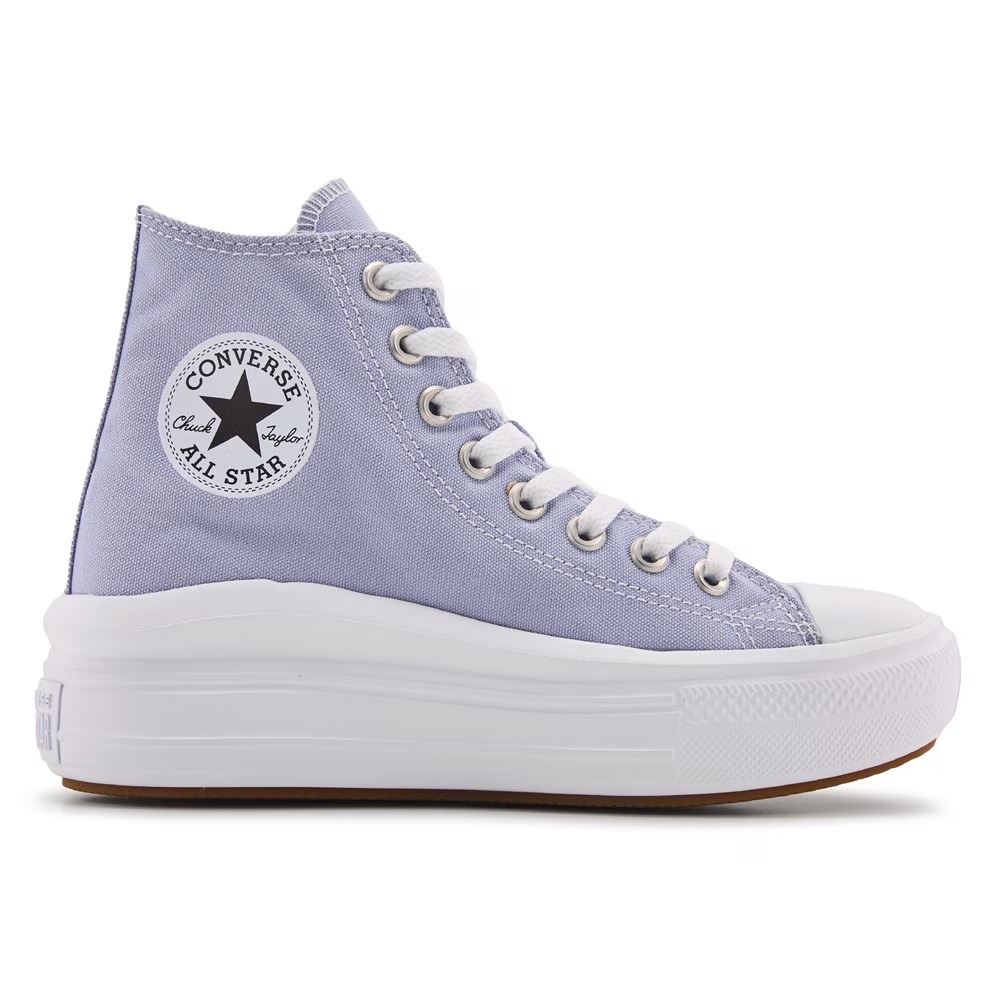 Кеды Chuck Taylor All Star Move High Top Converse, lilac/pewter/white — фото 2