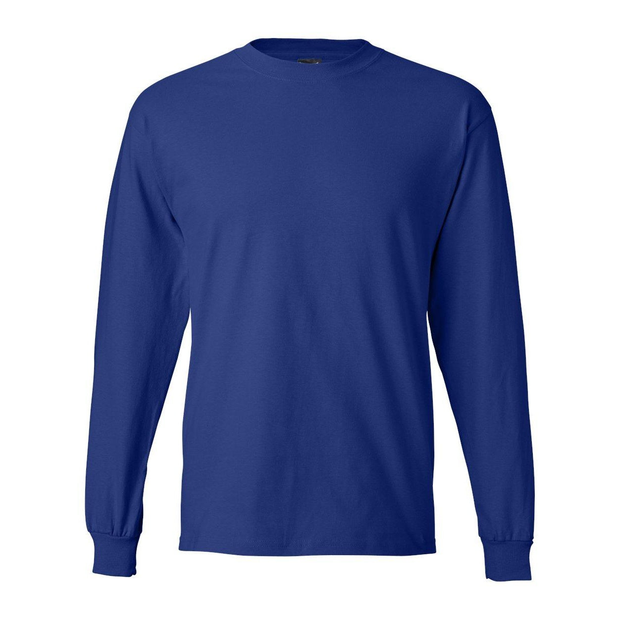 

Футболка с длинным рукавом Hanes Beefy-T, цвет deep royal