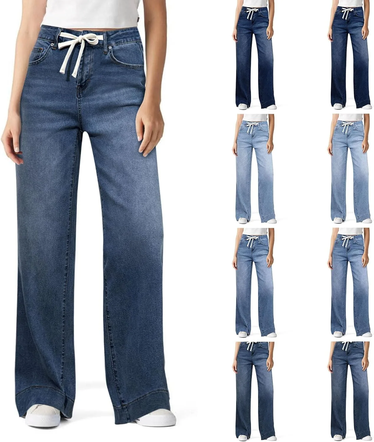 

Джинсы женские High Waisted Wide Leg с карманами HswsEJ