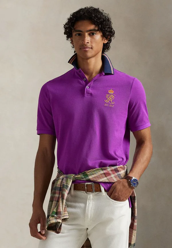 Классическая рубашка поло с гербом Polo Ralph Lauren, Purple Dawn