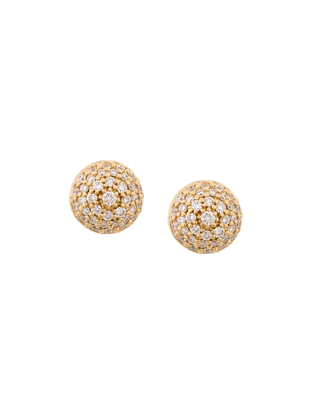 

Серьги Black Caviar из желтого золота с бриллиантами ALINKA, металлик