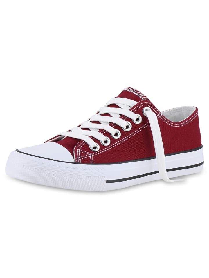 

Низкие кроссовки VAN HILL Low Aurora, цвет burgund