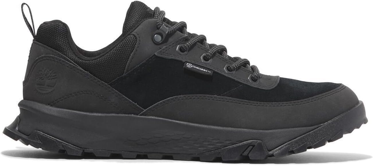 Timberland мужские низкие шнурованные водонепроницаемые походные ботинки Chukka Boat, Blk Leather — фото 3