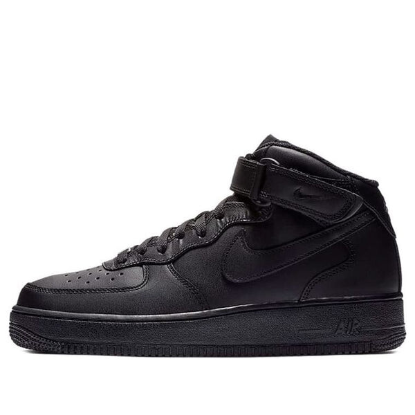 

Кроссовки air force 1 mid '07 'triple black 2016' Nike, черный
