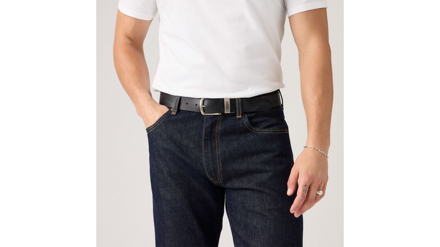 

Реверсивный ремень Levi's, Caviar - Black