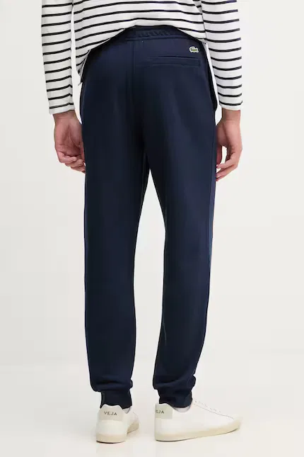 Спортивные штаны хлопковые Lacoste, синий — фото 3