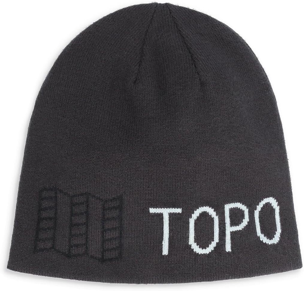 

Узкая приталенная шапка Topo Designs, цвет Black/Charcoal