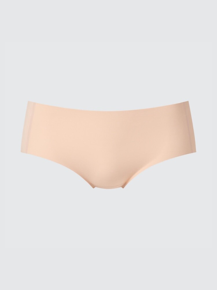 

Трусы Uniqlo Airism seamless briefs (hiphugger), бежевый