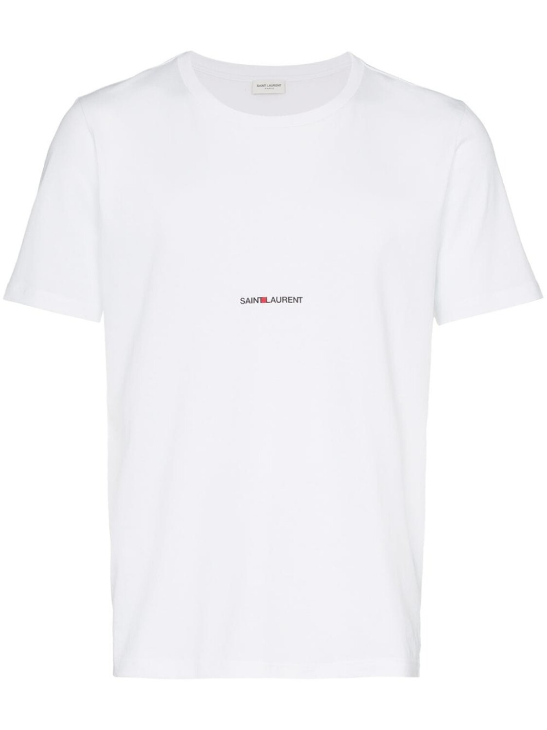 

Saint Laurent футболка с логотипом, белый