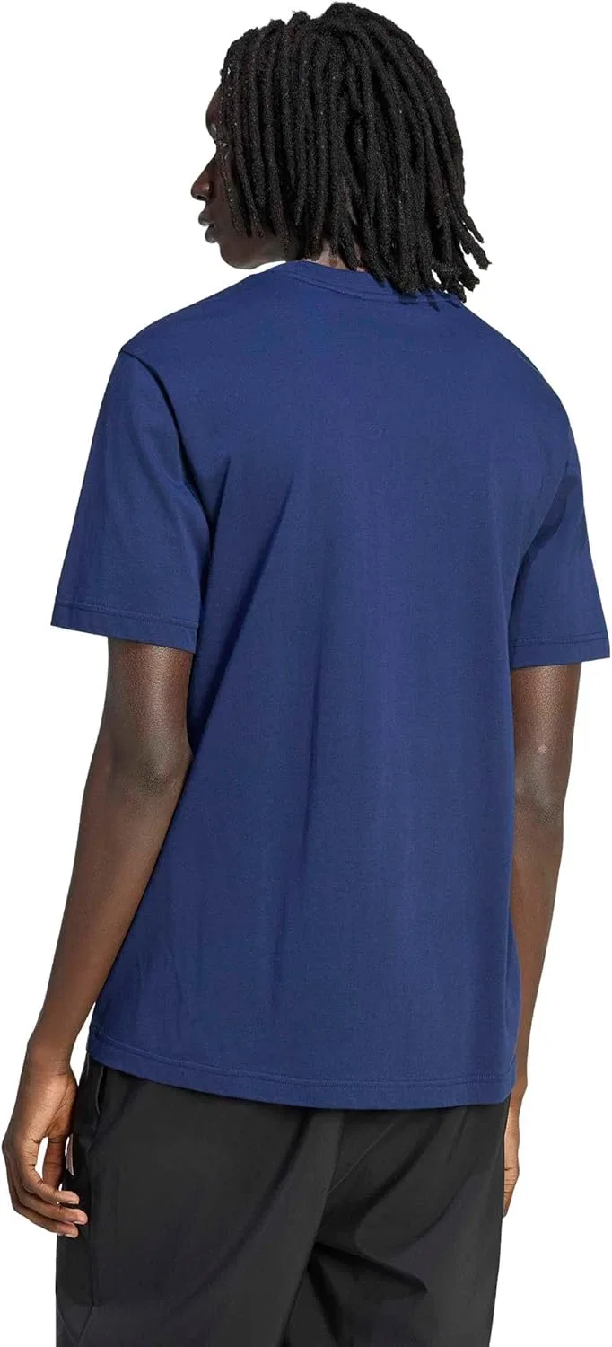 Футболка мужская adidas Team Navy Blue — фото 3