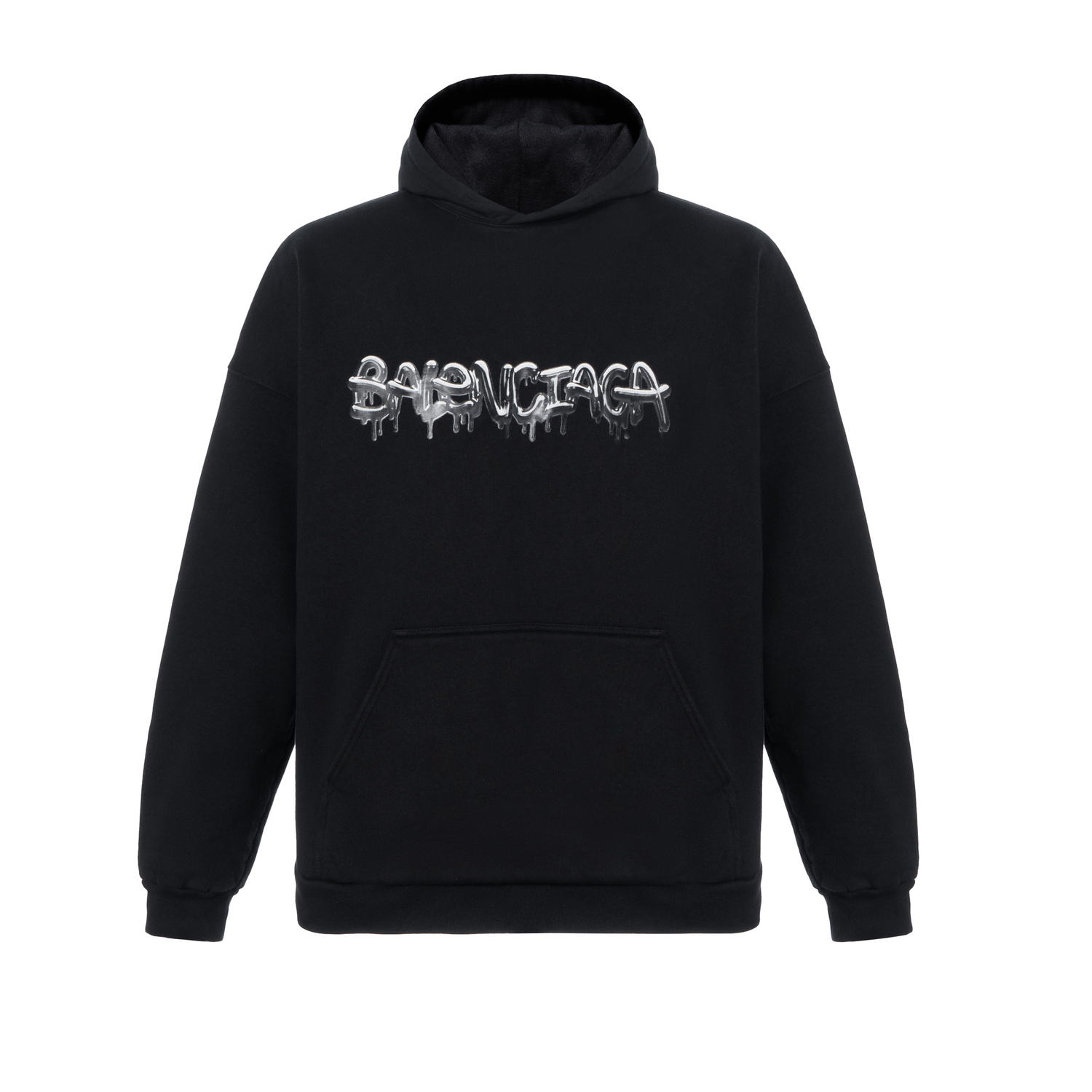 Wide Fit Slime Hoodie Balenciaga, черный — фото 3