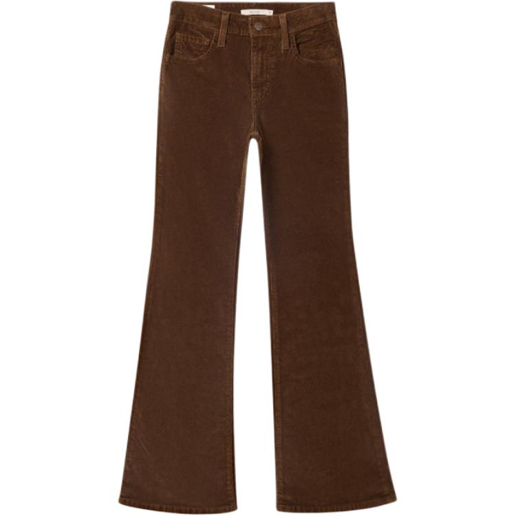

Levis Женские повседневные брюки темно-коричневого цвета