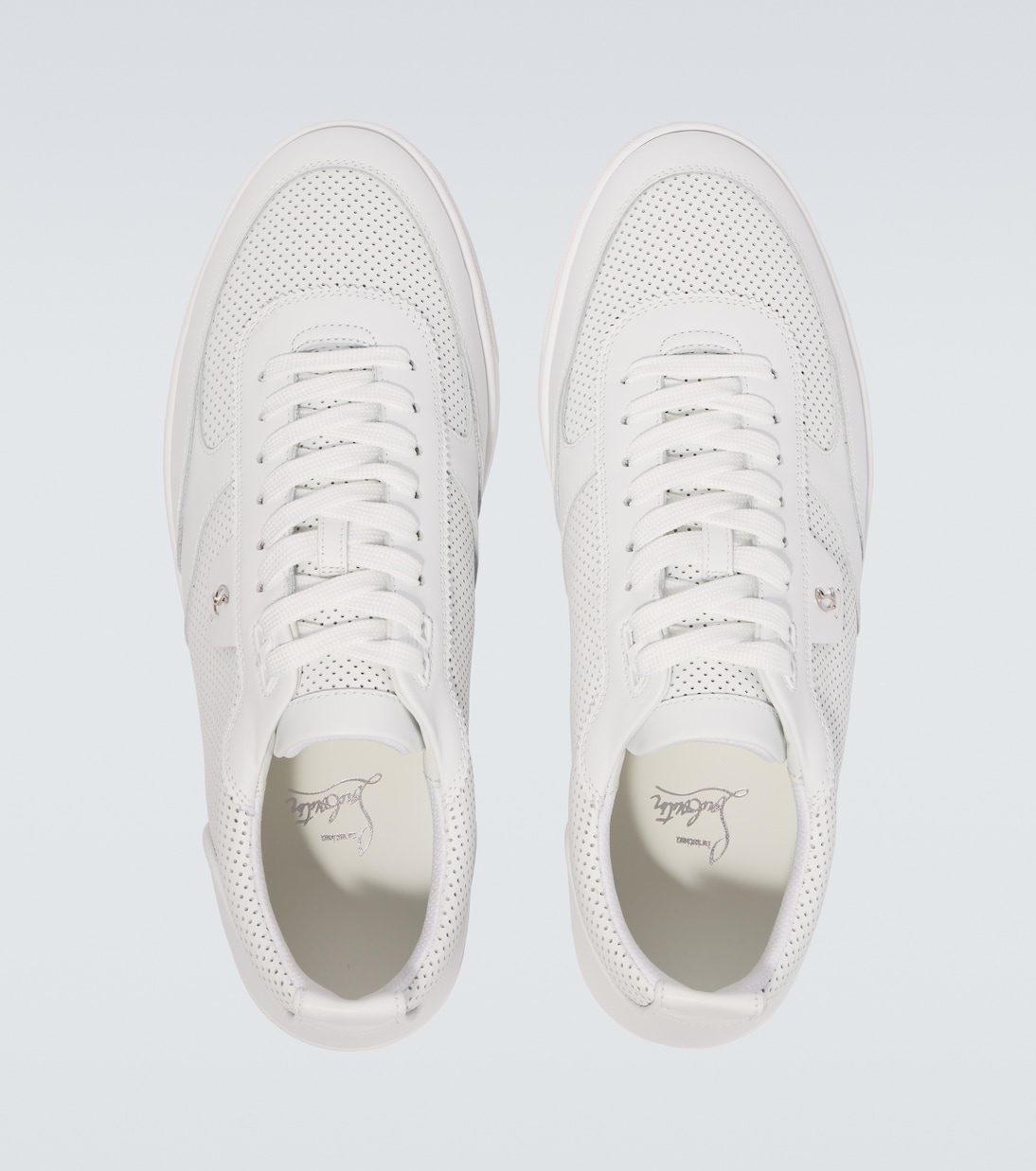Кроссовки низкие кожаные Tutti Rui Christian Louboutin, белый — фото 4