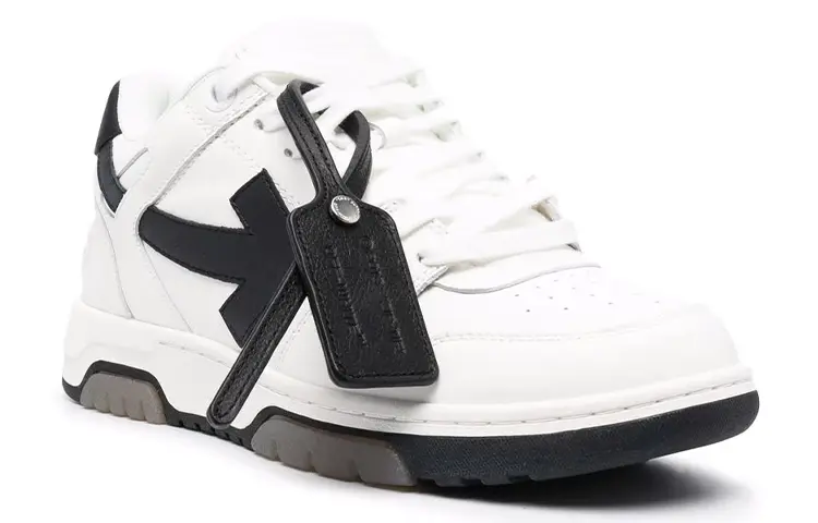 OFF-WHITE Out Of Office Низкие кеды 30 ММ ООО Черный Белый Синий — фото 2