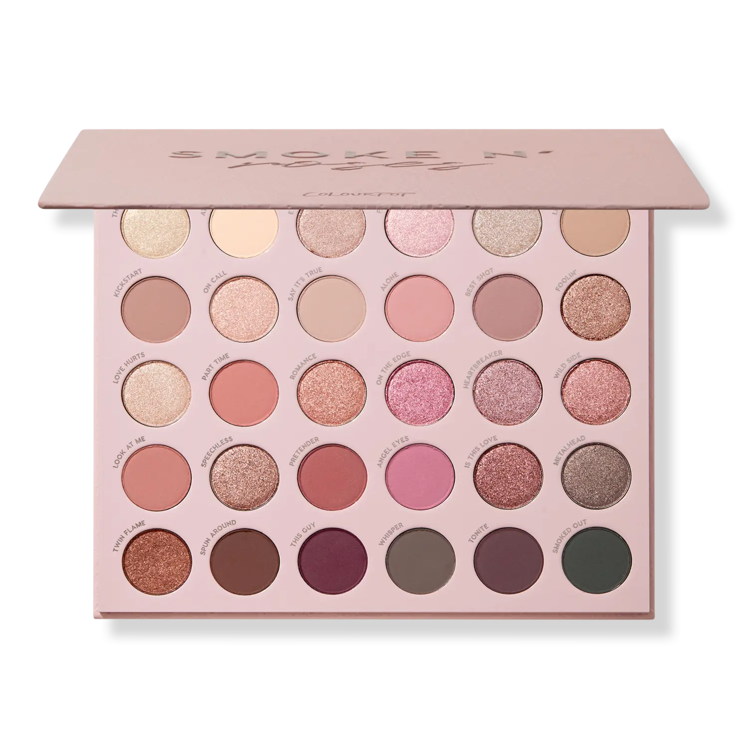 

Палитра теней Smoke N' Roses Pressed Powder Palette ColourPop