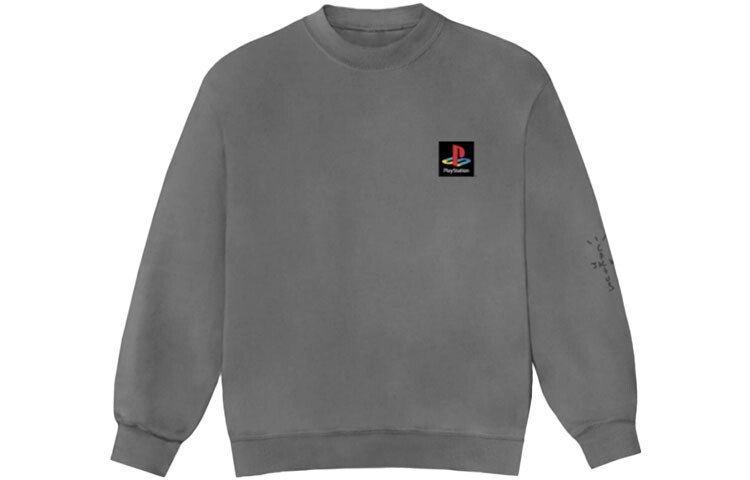 

Толстовка Playstation X унисекс серая Travis Scott, серый