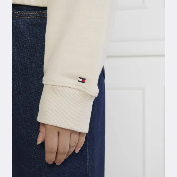 Толстовка Reg Monotype с вышивкой стандартного кроя Tommy Hilfiger, бежевый — фото 3