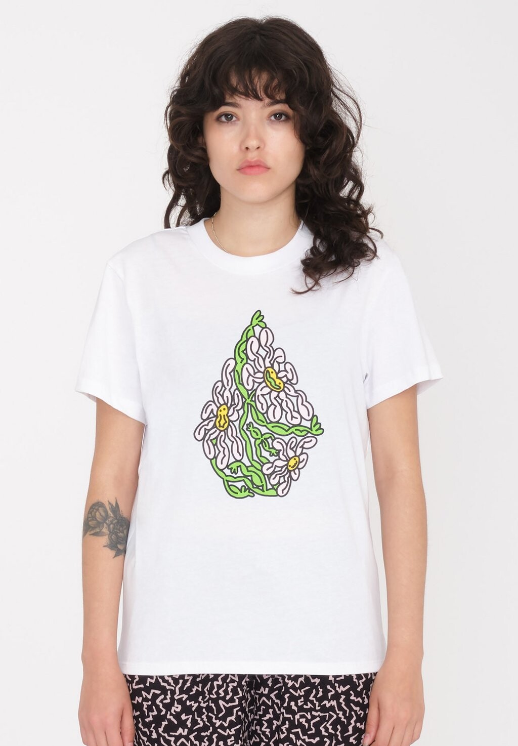 

Футболка с принтом RADICAL DAZE Volcom, цвет white