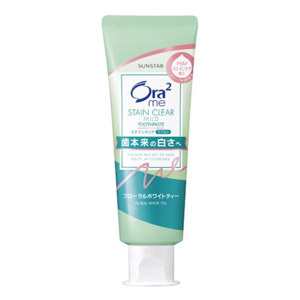 

Ora2 Зубная паста Stain Clear Mild Floral White Tea 125 г, White