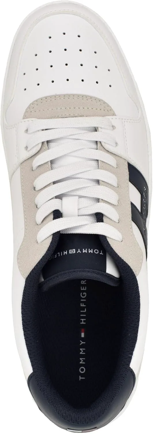 Кроссовки Tommy Hilfiger Mens Lildar, белый/темно-синий/серый — фото 4