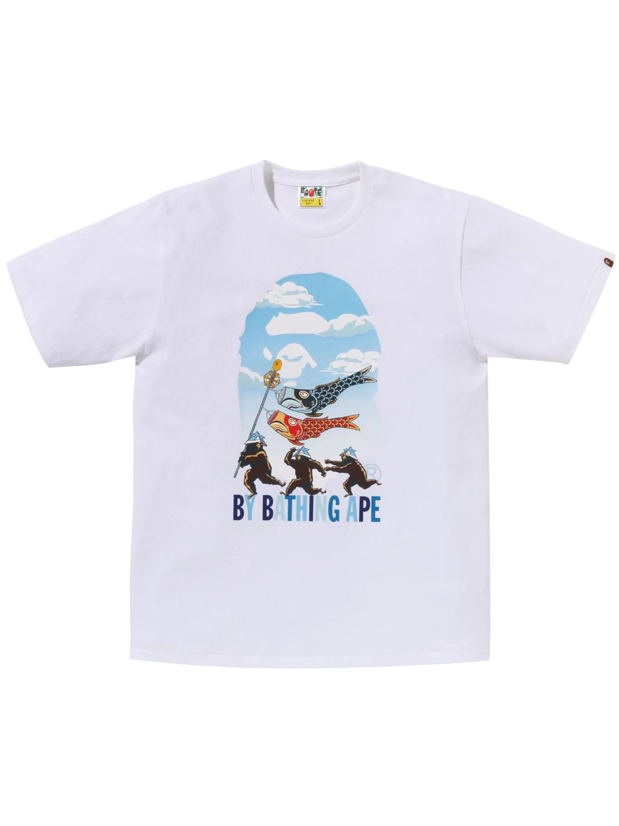 

Футболка Carp Streamer A Bathing Ape, белый