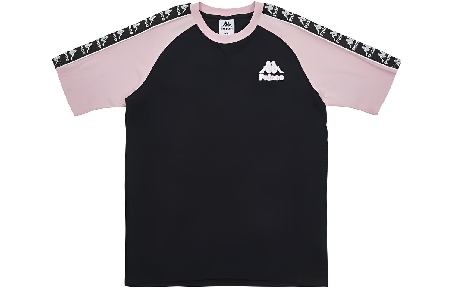 

Palace Классическая футболка-реглан Kappa, черно-розовая, унисекс, Черный, Palace Классическая футболка-реглан Kappa, черно-розовая, унисекс