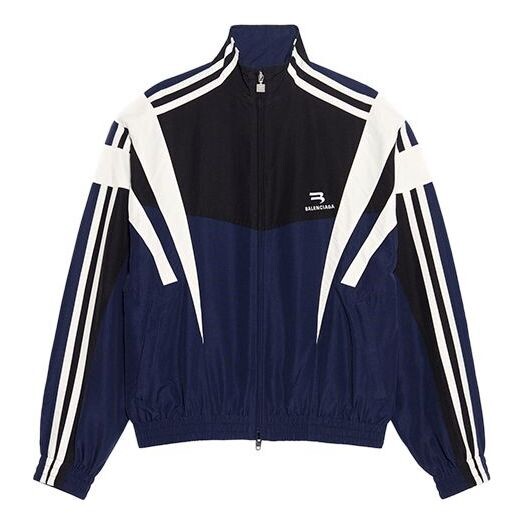 

Куртка sporty b tracksuit jacket 'indigo black white' Balenciaga, индиго