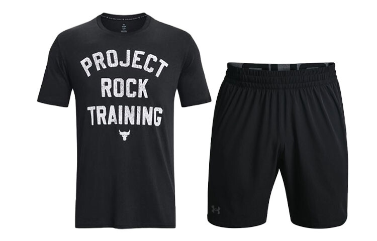 

Мужская повседневная спортивная одежда Under Armour, цвет Black