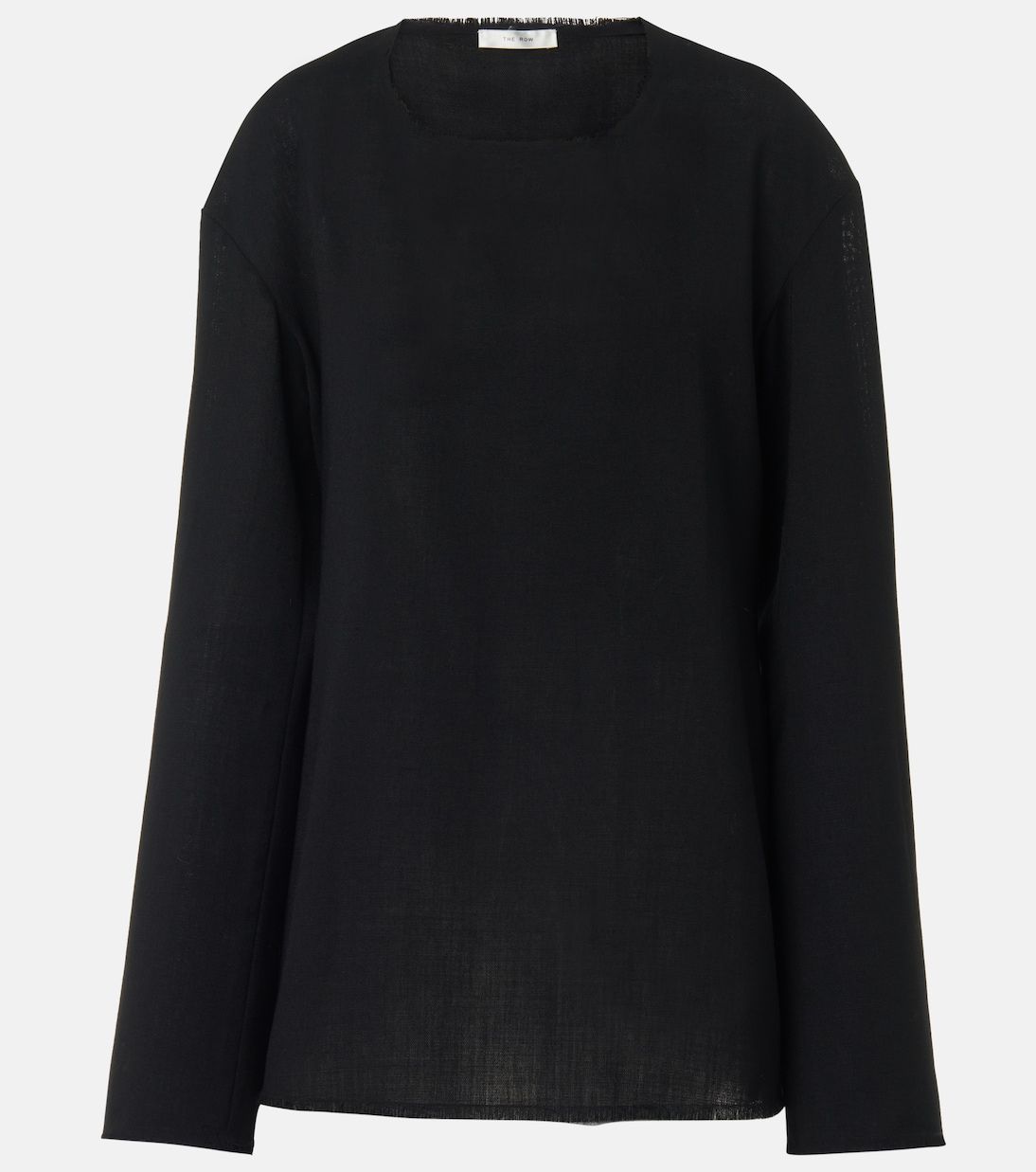 

Топ из шерсти катталеи The Row, черный