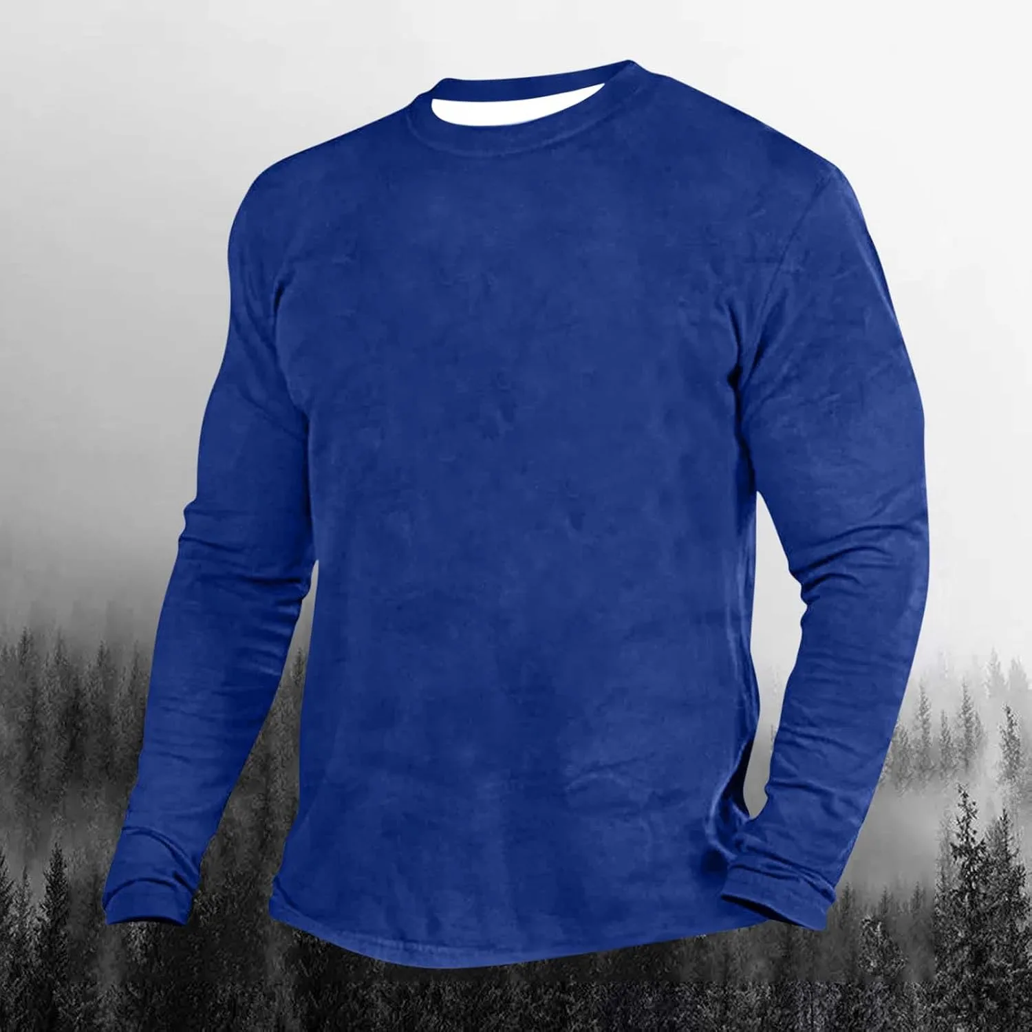 Футболка с длинным рукавом для мужчин Big and Tall, Slim Fit — фото 2