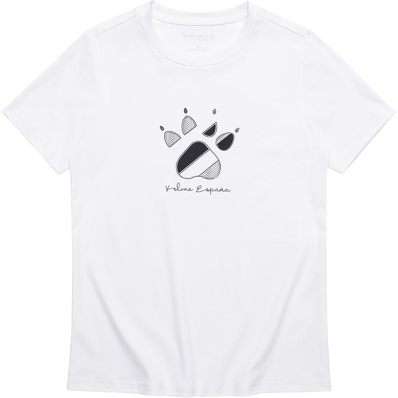 

Футболка женская с круглым вырезом, умеренно прямого кроя KELME, белый