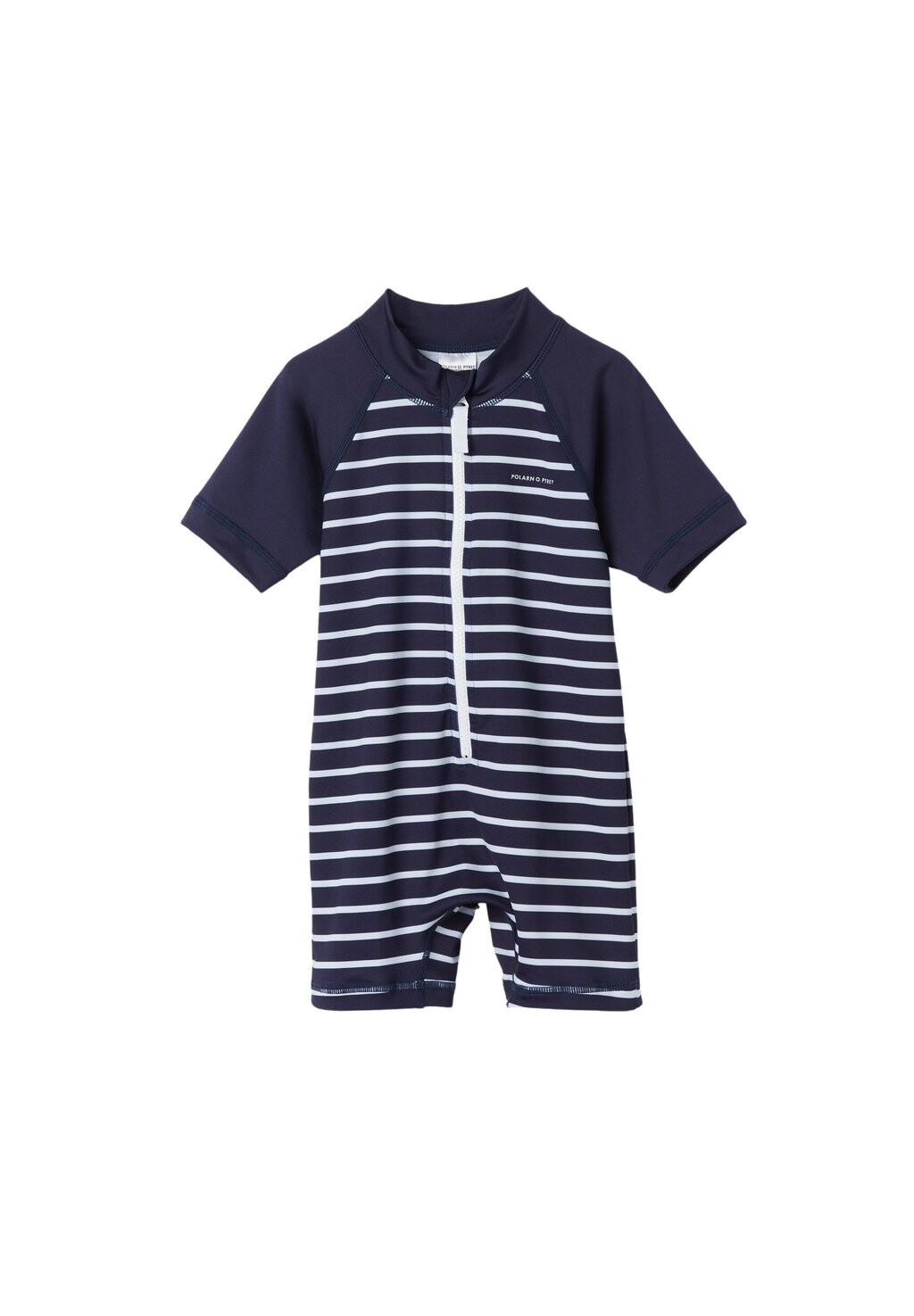 

Купальник STRIPED SHORT SLEEVE Polarn O. Pyret, темно-синий