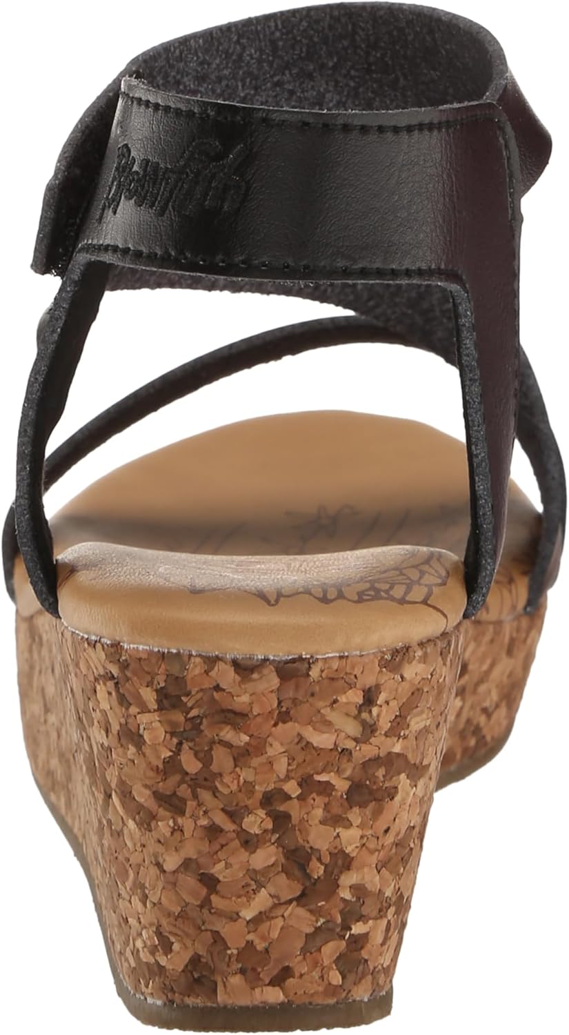 Сандалии на танкетке Blowfish Malibu Girls' Loverli, Licorice — фото 3