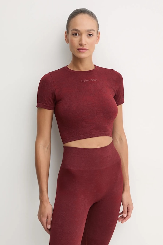 

Футболка для тренировок Calvin Klein Performance, бордовый