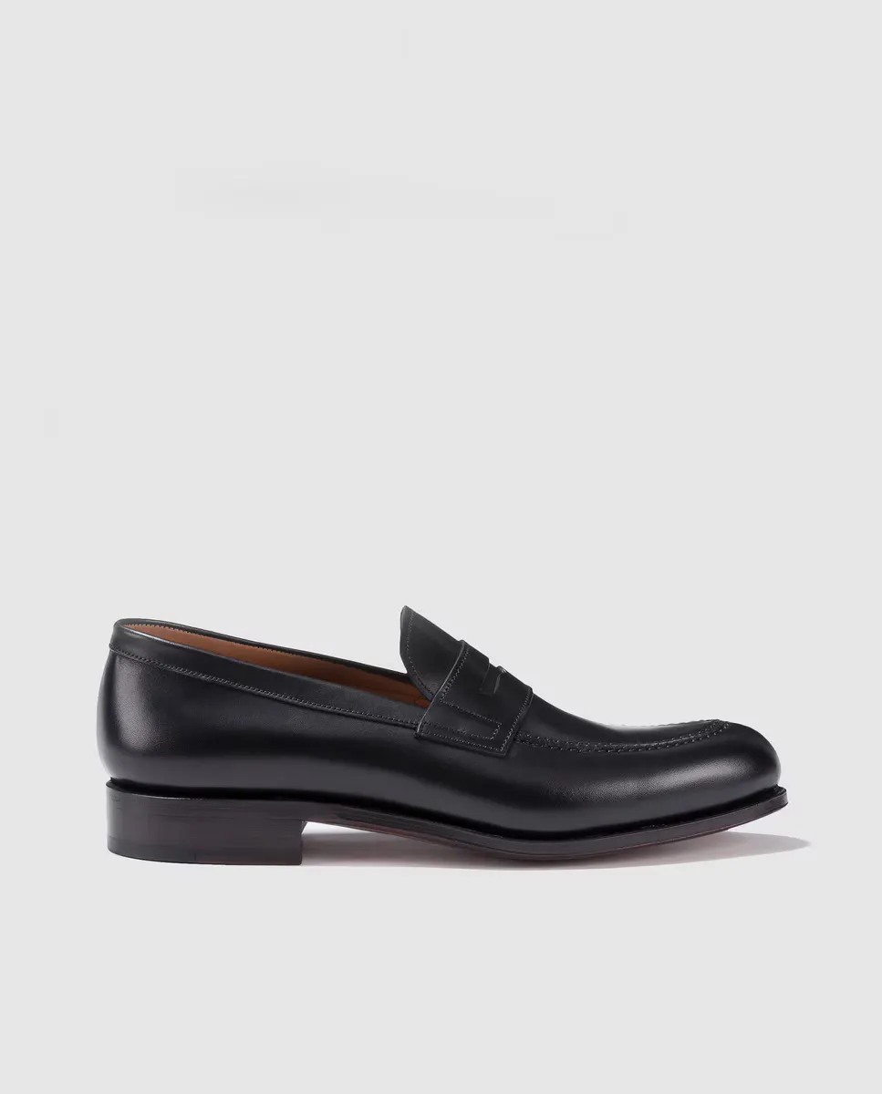 

Мужские лоферы Carmina s из черной кожи Carmina Shoemaker, черный