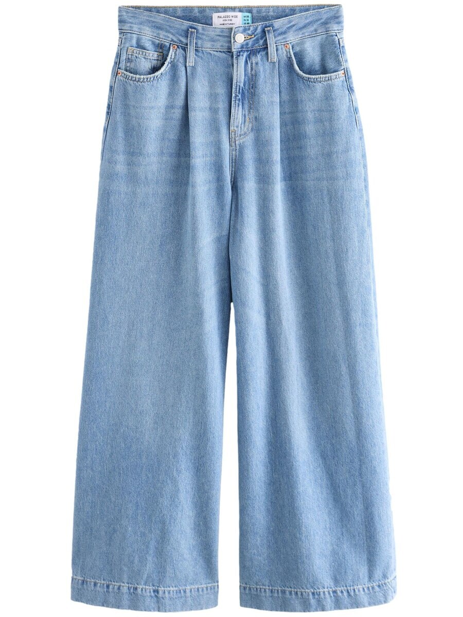 

Джинсы Next Wide leg Pleated Jeans, синий