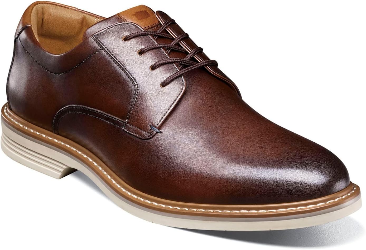 

Мужские оксфорды Florsheim Norwalk с plain toe, Brown-brown