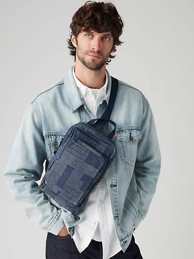 

Сумка-слинг на молнии Levi's, цвет Blue