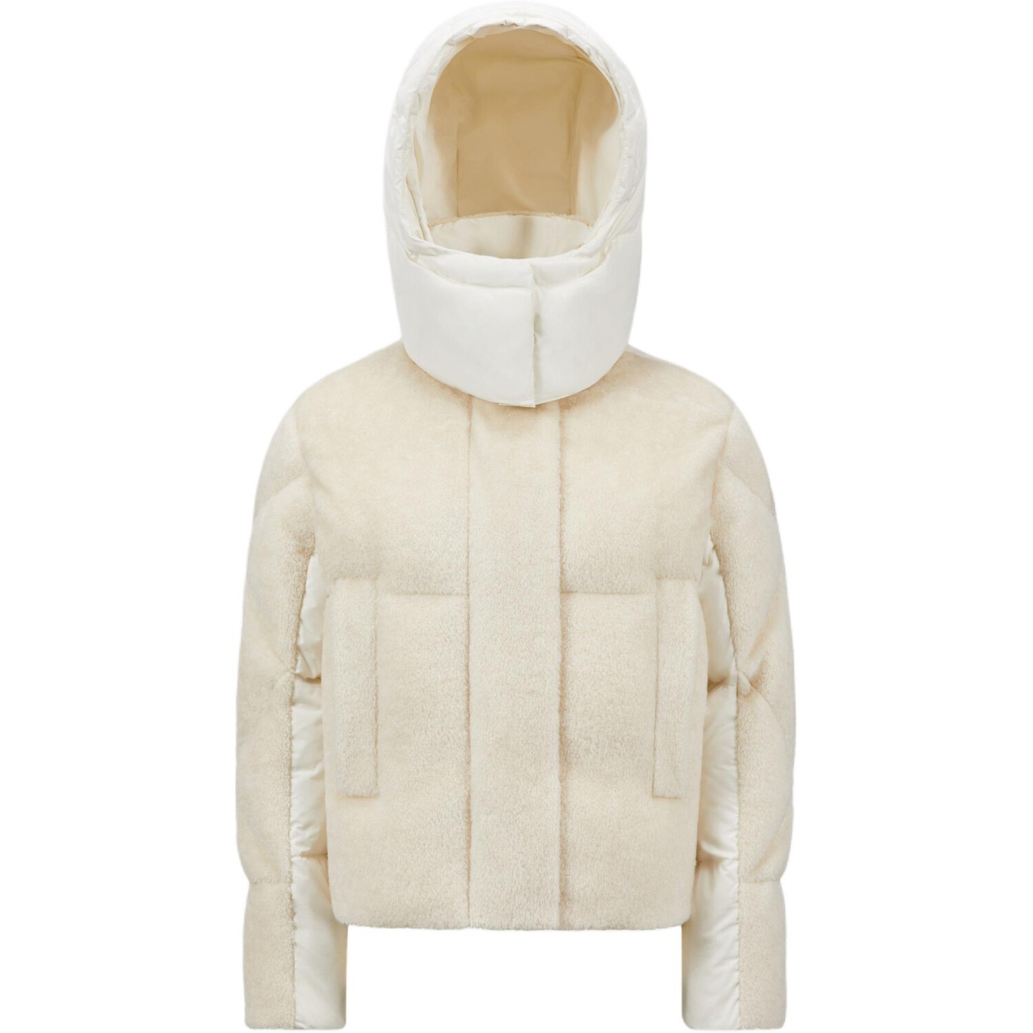 

Пуховик женский светло-бежевый Moncler