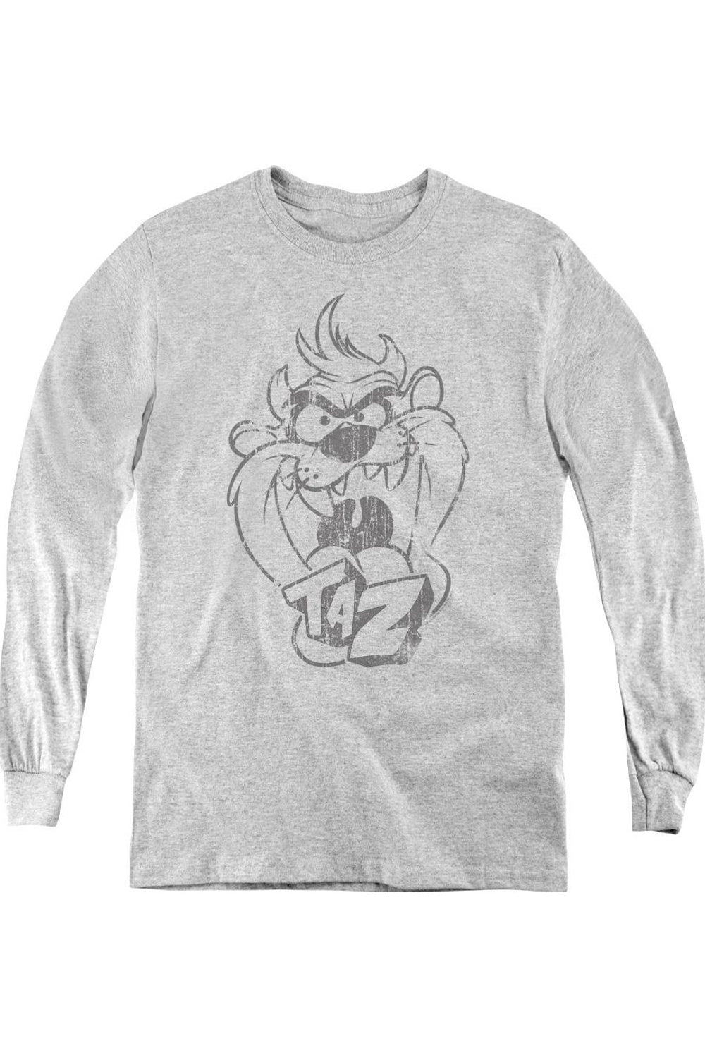 

Футболка с длинным рукавом Looney Tunes с принтом Taz в стиле винтаж Gildan, Athletic Heather