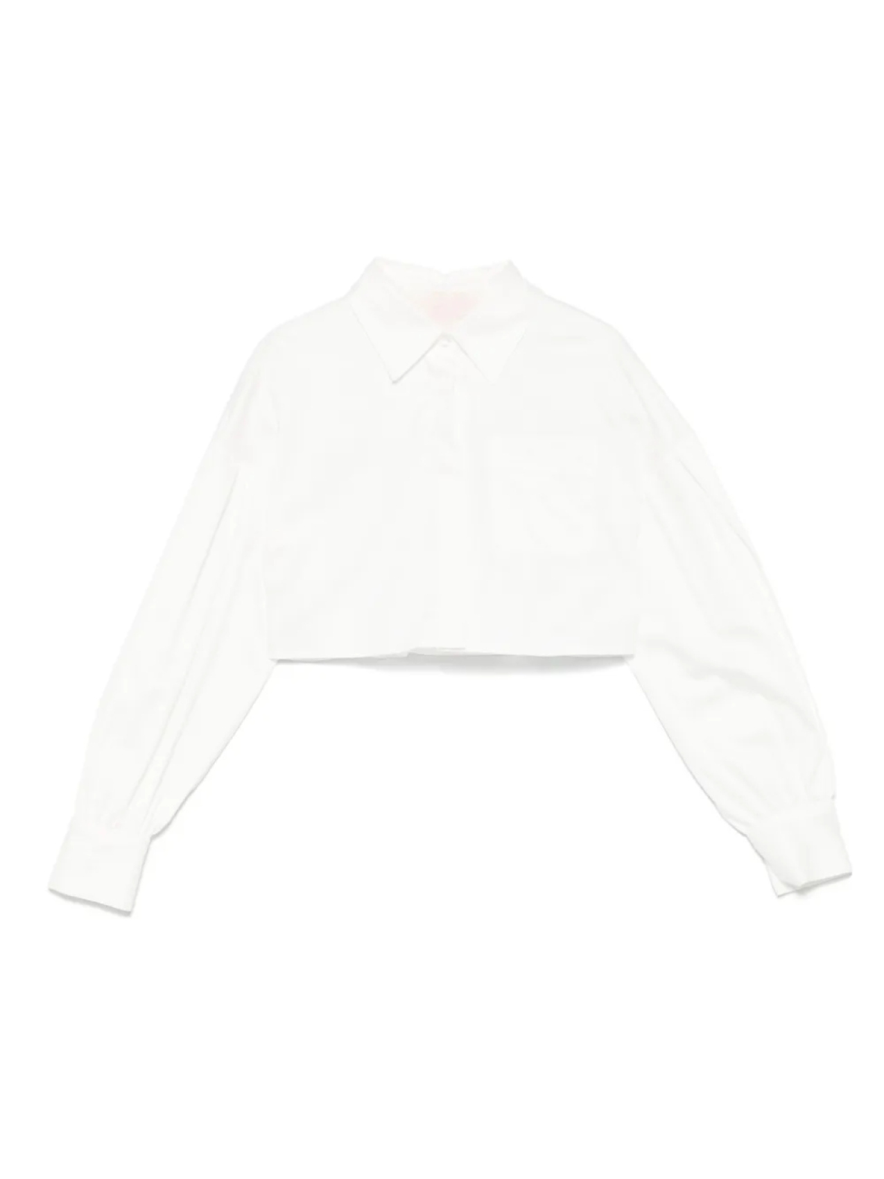 

Рубашка с вышитым логотипом Miss Blumarine, белый