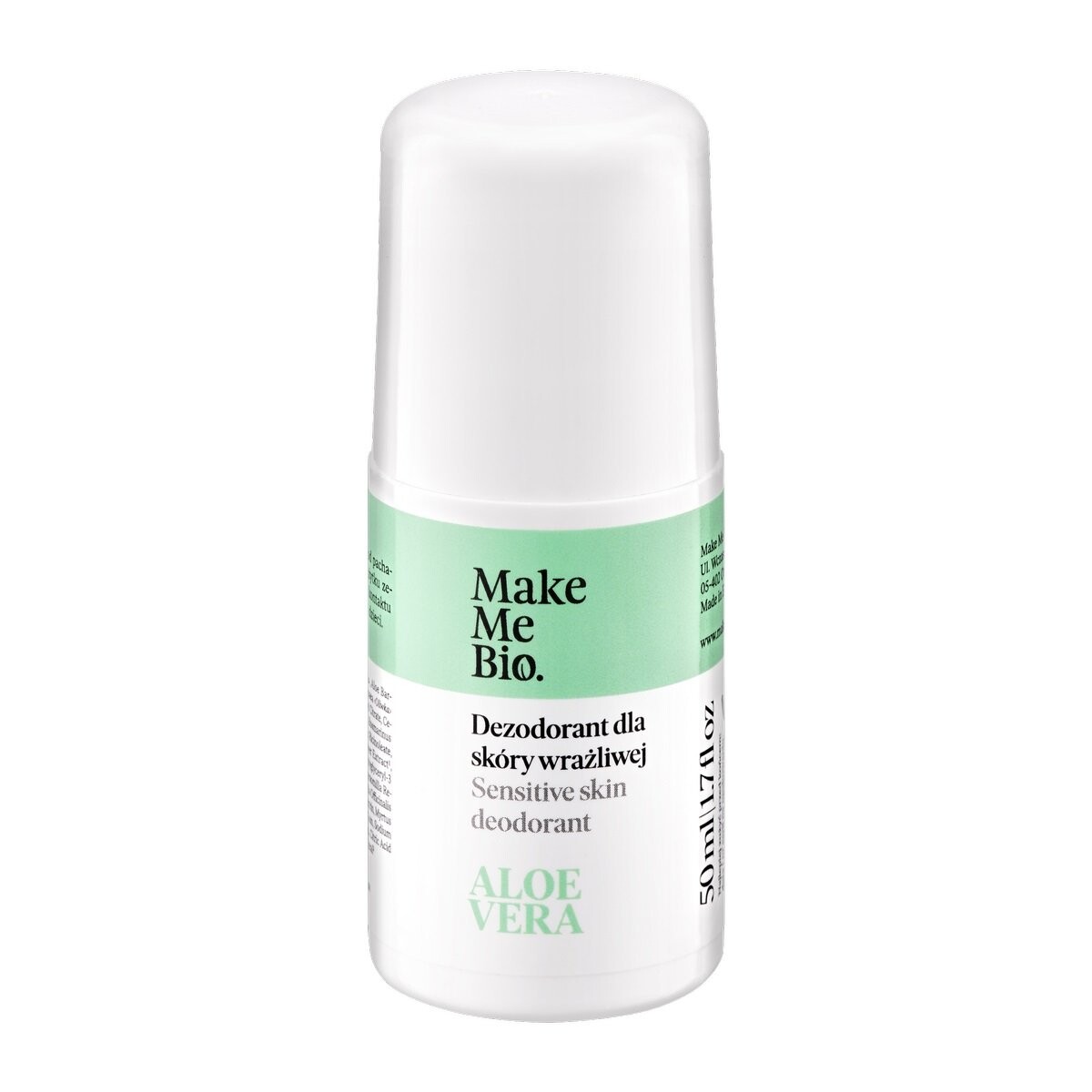 

Make Me Bio, Deo Natural, натуральный дезодорант с экстрактом алоэ, 50 мл