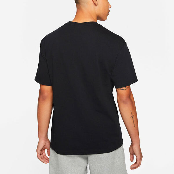 Футболка x stussy crossover round neck pullover t shirt asia sizing Nike, черный — фото 4
