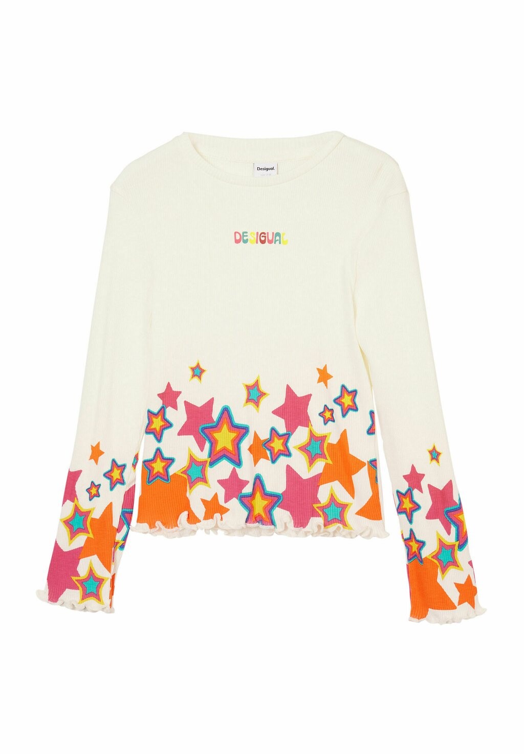 

Топ с длинными рукавами STAR Desigual, белый